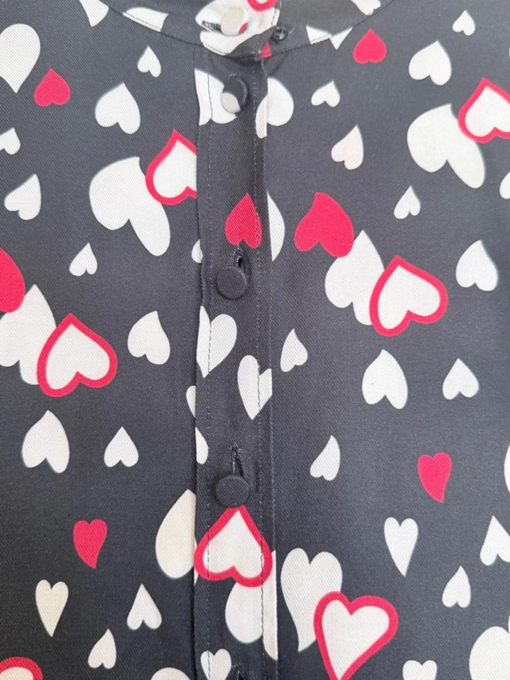 Yves Saint Laurent Hedi Slimane Hearts Dress OS - Picture 2 of 4